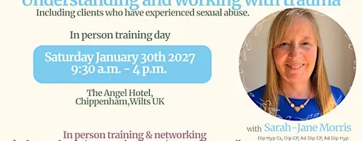 IN PERSON | Understanding & working with trauma ( including Sexual Abuse)