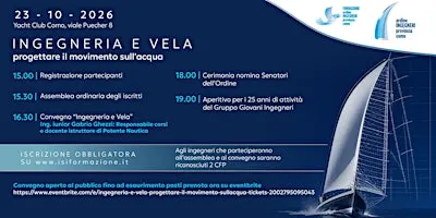 Ingegneria e vela: progettare il movimento sull'acqua