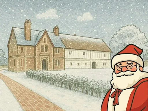 Stories with Santa at Llanthony Secunda Priory