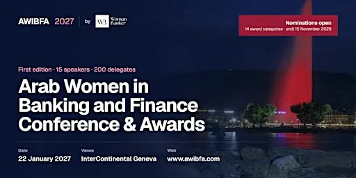 AWIBFA 2027 | Arab Women in Banking and Finance Conference & Awards