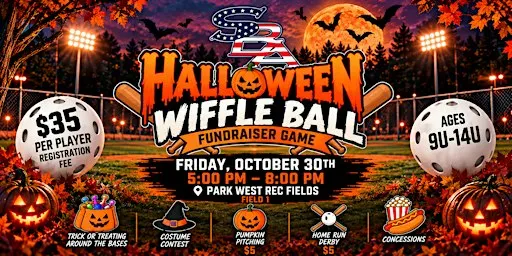 Halloween Wiffle Ball Bash: Help Our Boys Get to Cooperstown!