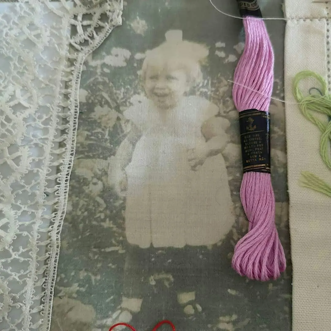 Creative hand stitching & reflective day: commemorative treasures