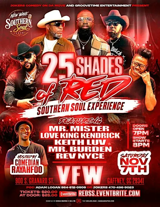 25 SHADES OF RED / SOUTHERN SOUL EXPERIENCE