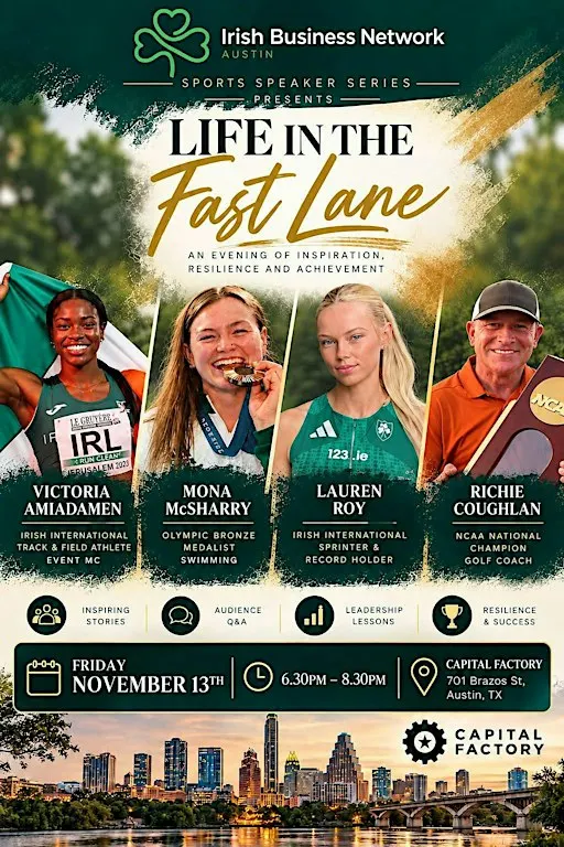 Irish Business Network Austin - Life In The Fast Lane