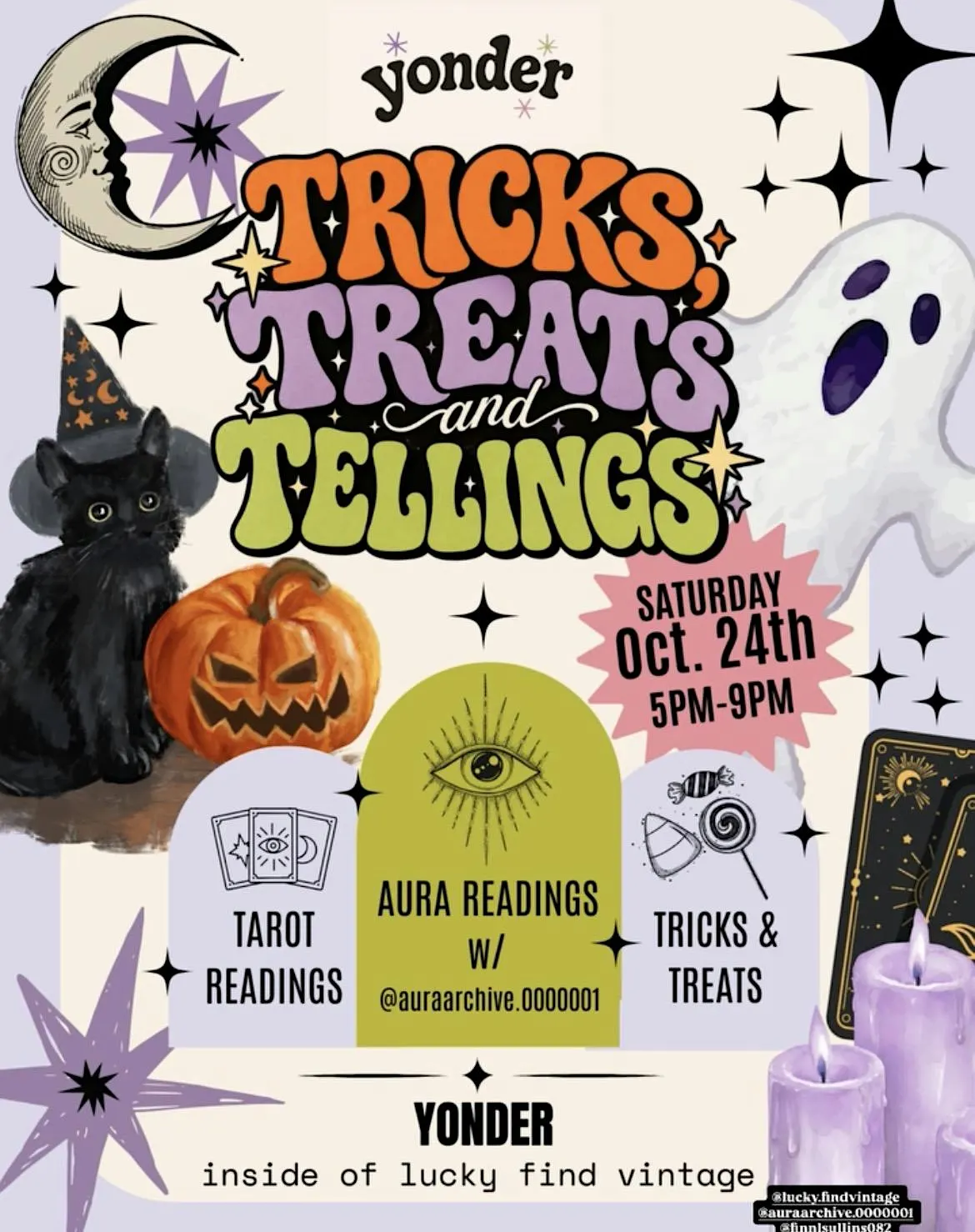 Tricks, Treats & Tellings - Aura Photos @ Yonder in Lucky Find Vintage