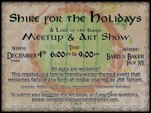 'Shire for the Holidays' Lord of the Rings Meetup