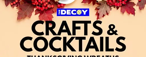 Crafts & Cocktails: Thanksgiving Wreath