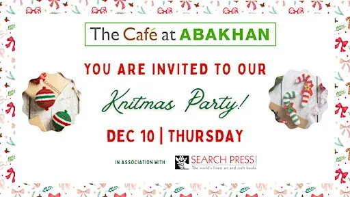 Knitmas Party at Abakhan at Mostyn