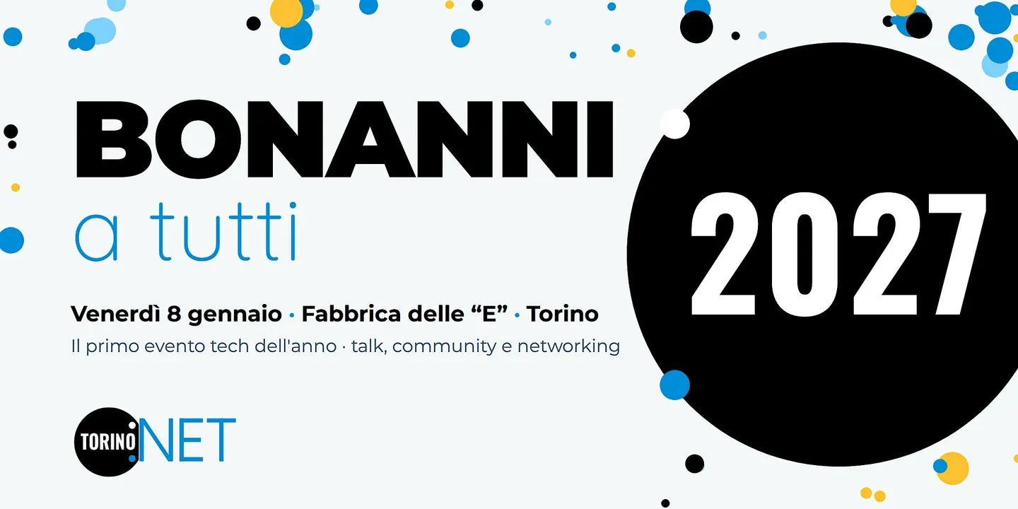 Bonanni a Tutti 2027 – Il primo evento tech dell'anno