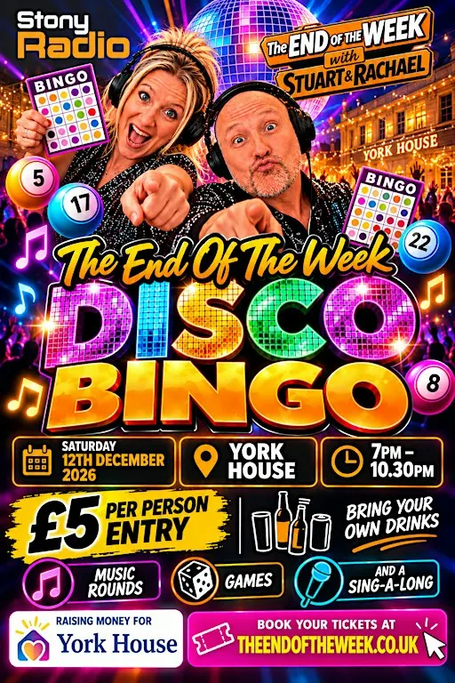 The End Of The Week Disco Bingo With Stuart & Rachael
