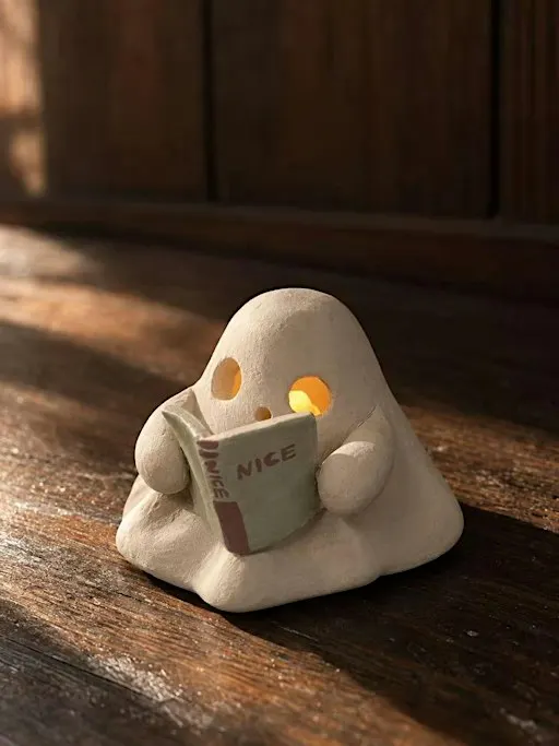 Make Your Own Ghost Candle Holder|Realizza il tuo portacandela fantasma