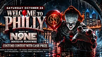 Welcome To Philly: Halloween Costume Party @ NOTO Philadelphia