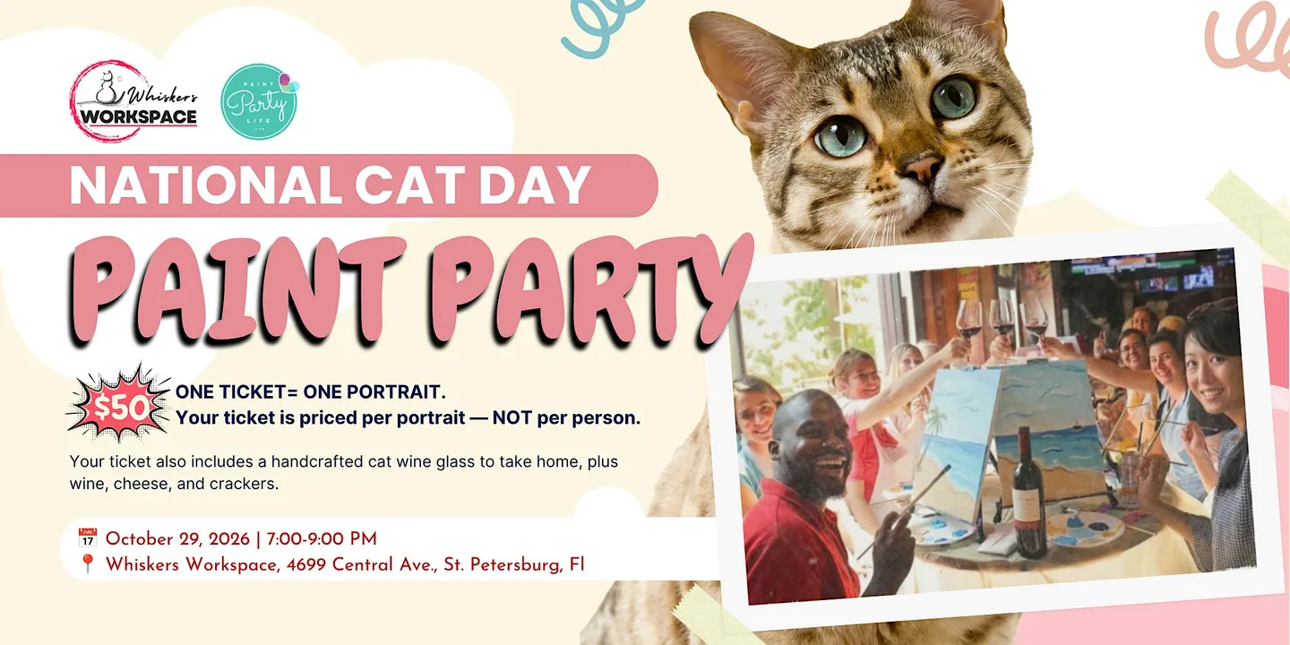 National Cat Day Paint Party