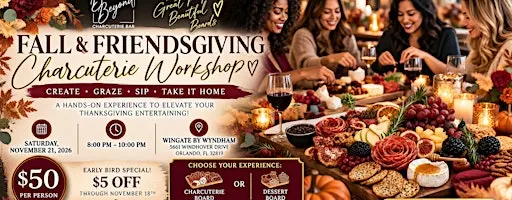 FALL & FRIENDSGIVING CHARCUTERIE WORKSHOP