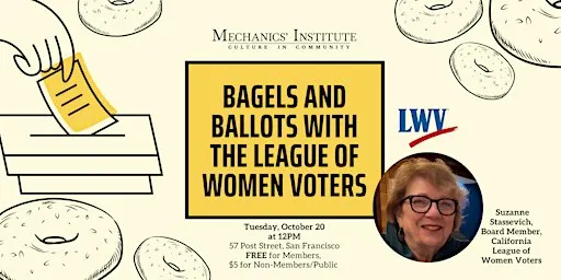 Bagels and Ballot Measures with the League of Women Voters