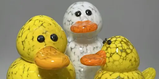 Duck! Duck! Ducks in a row! Make Jeep quacks here! A Duck Paperweight!