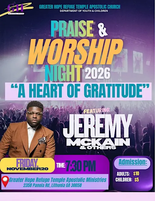 A Heart of Gratitude worship night