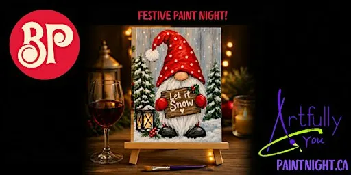 16the December Paint Night at Boston Pizza, Waterdown