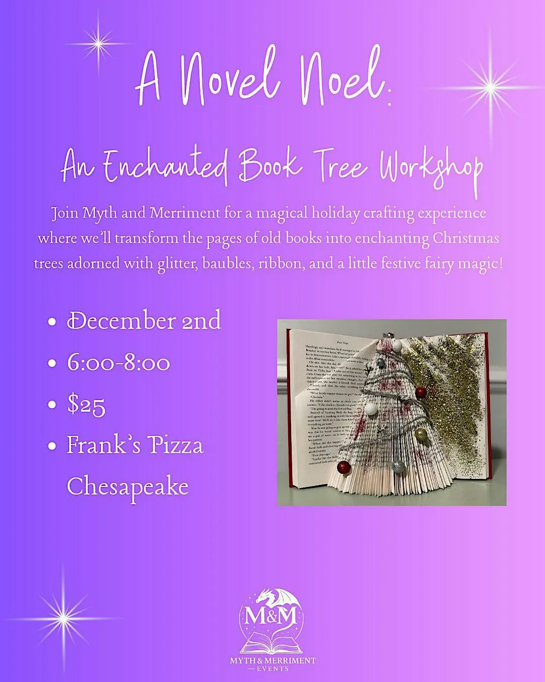 A Novel Noel: An Enchanted Book Tree Workshop