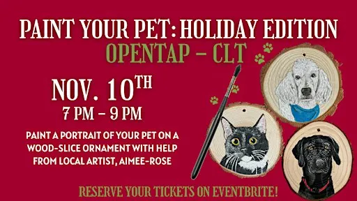 Paint Your Pet Holiday Edition: OpenTap CLT