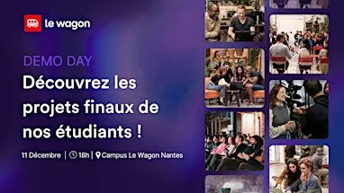 Demo Day : Nos apprenants vous dévoilent leurs projets