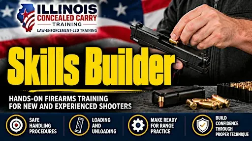 8 Hour - Handgun Skills Builder - Live Fire- 7:30 A.M. to 3:30 P.M.