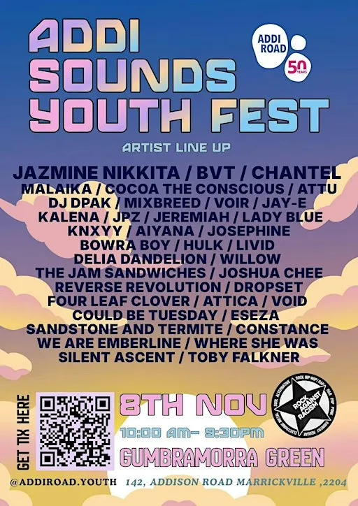 Addi Sounds Youth Music Festival 2026 x Rock Against Racism