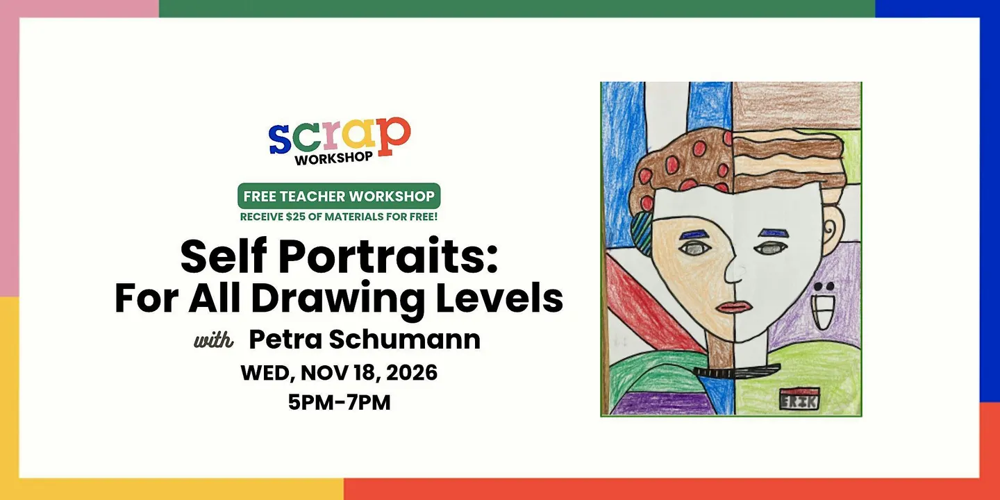 Free Teacher Workshop: Self Portraits for All Levels with Petra Schumann