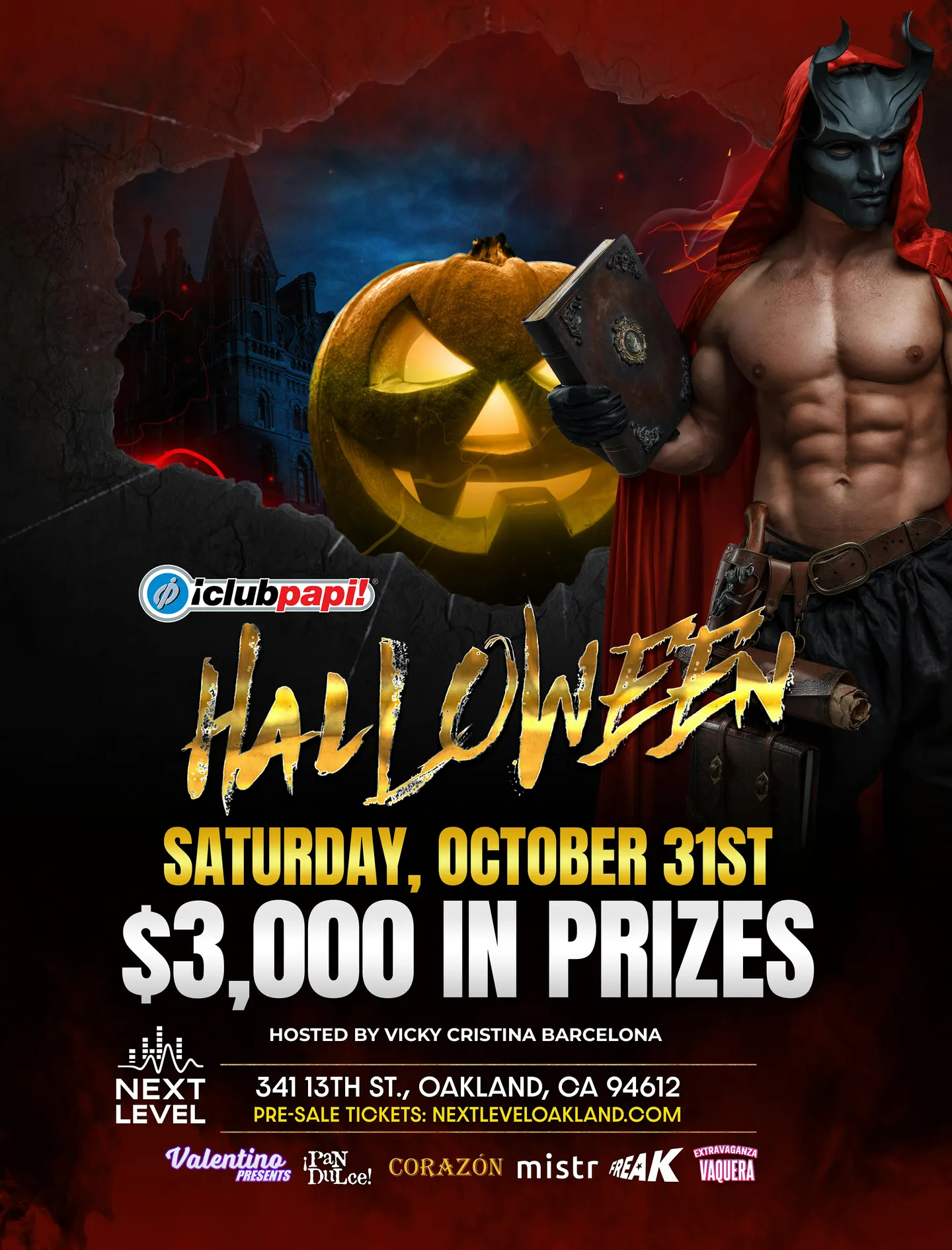 Club Papi: The Ultimate Halloween Night Party - $3,000 in Cash and Prizes