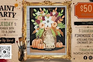 Fall Floral Paint Night!