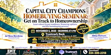 Capital City Champions Homebuying Seminar: Get on Track to Homeownership