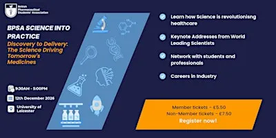 Discovery to Delivery: The Science Driving Tomorrow’s Medicines
