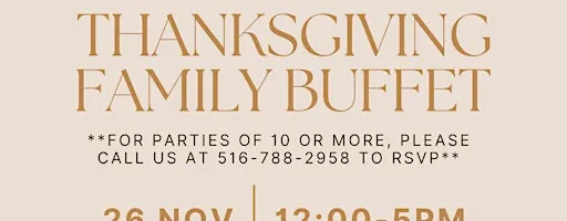The Mansion Thanksgiving Family Buffett