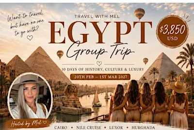 Egypt women’s group trip 20th Feb 27