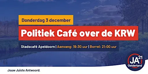 Politiek Café Apeldoorn | Water, het nieuwe stikstof?