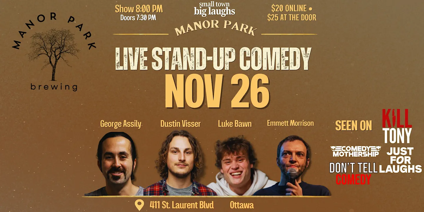 Small Town, Big Laughs – Live Stand-Up Comedy in Ottawa