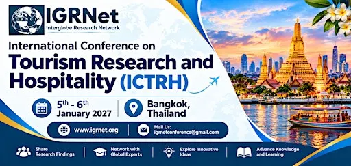 International Conference on Tourism Research and Hospitality (ICTRH)