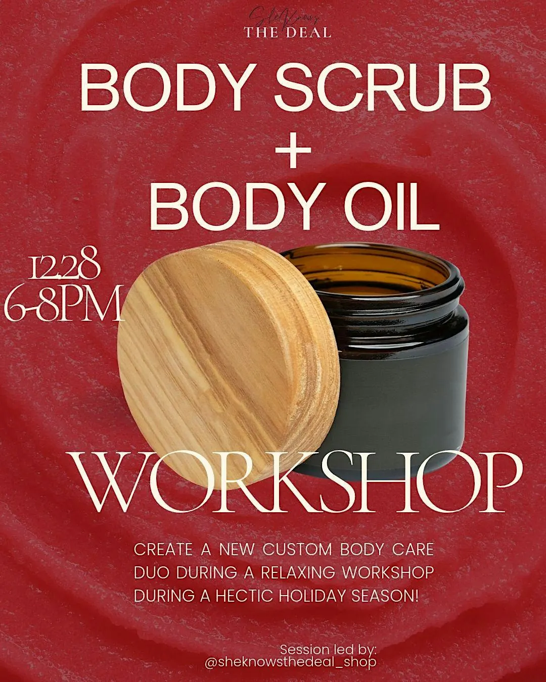 Body Oil & Scrub Workshop @ The Spa at The Palisades