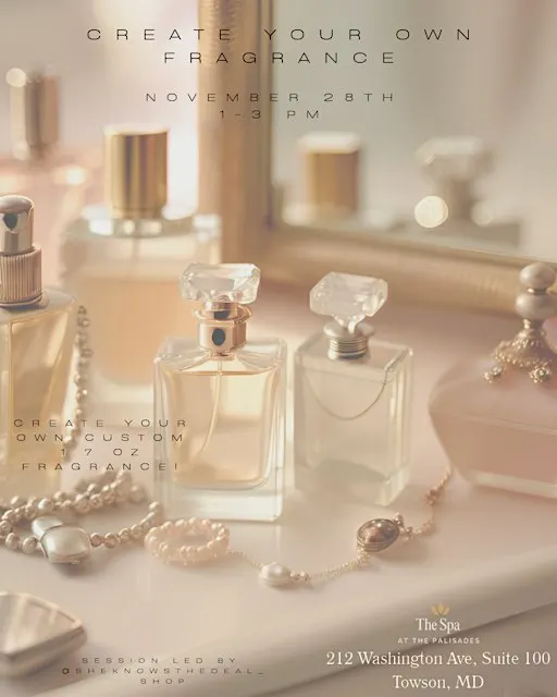 Create your own Perfume or Cologne Workshop @ The Spa at The Palisades