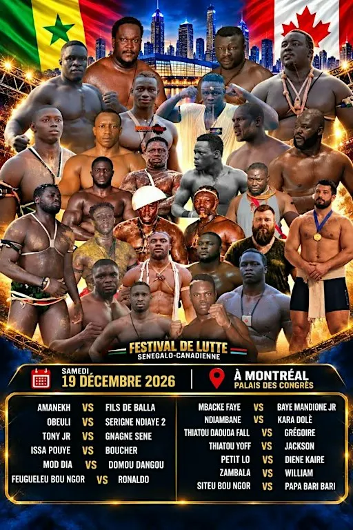 FESTIVAL DE LUTTE SENEGALO-CANADIENNE