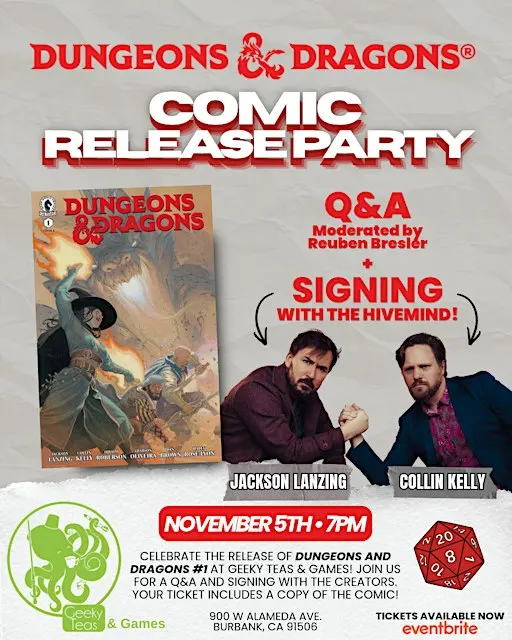 Dungeons & Dragons Comic Release Party