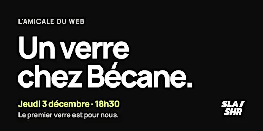 L'amicale du Web - Afterwork SLASHR