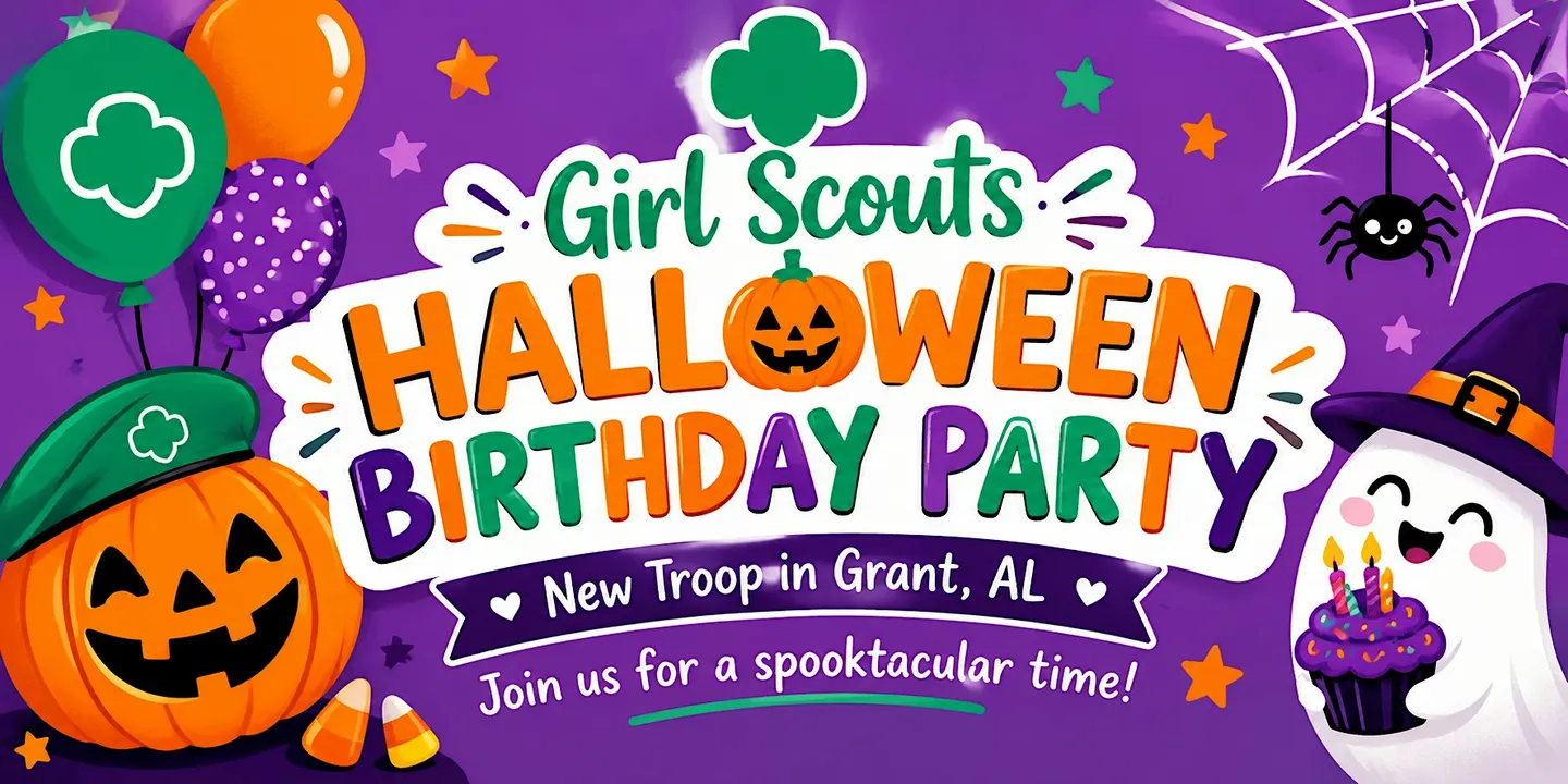 Grant Girl Scout Birthday Party