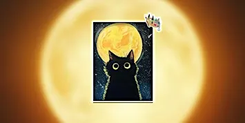 Lunar Kitty Paint-N-Sip at Ziggys Cat Lounge