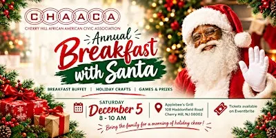 CHAACA’s Annual Breakfast with Santa – December 5, 2026