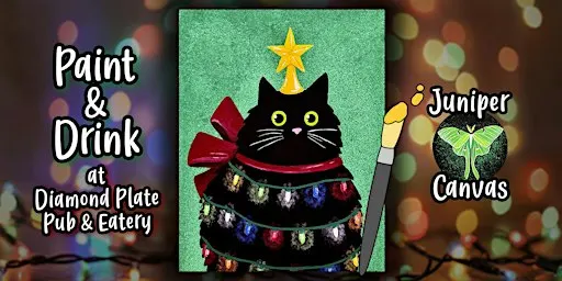Paint & Drink at Diamond Plate Pub & Eatery: Cat Tree