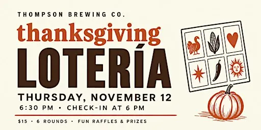 Thanksgiving Lotería