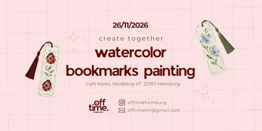 DIY Event Hamburg | Bookmarks Painting | create together by offtime