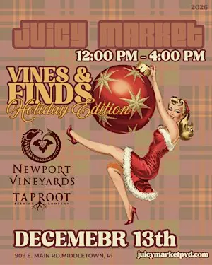 Vines & Finds Holiday Edition at Newport Vineyards