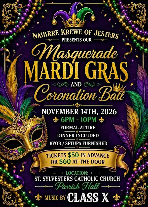 Navarre Krewe of Jesters Coronation Ball